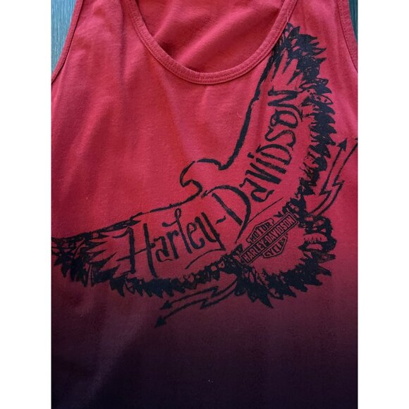 Harley-Davidson Ombre Braided Sides Tank Top Size XL - Picture 4 of 9